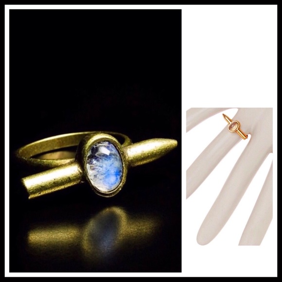 THE2BANDITS OMBRÉ STONE BULLET SETTING RING A3C - Picture 2 of 8